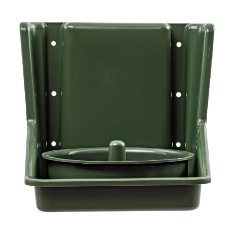 Suport pentru sare, cu inserție rotundă, verde închis