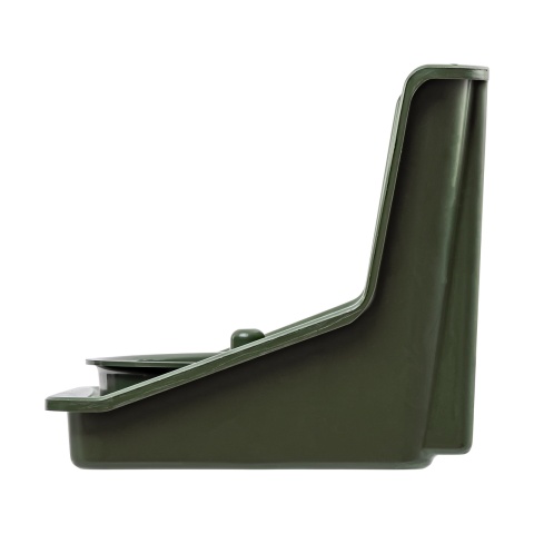 Suport pentru sare, cu inserție rotundă, verde închis