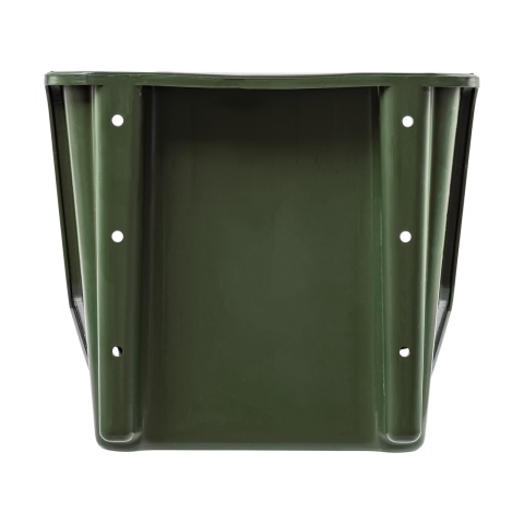 Suport pentru sare, cu inserție rotundă, verde închis