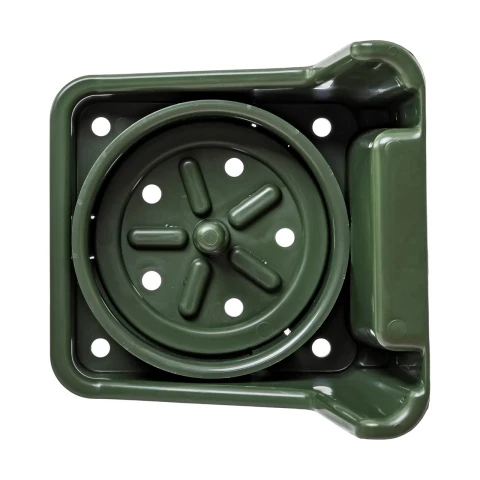 Suport pentru sare, cu inserție rotundă, verde închis