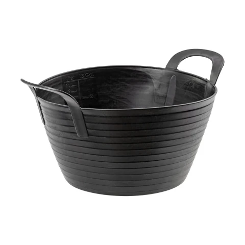 Găleată flexibilă, plastic, Flexbag, negru, 12 litri :: Negru