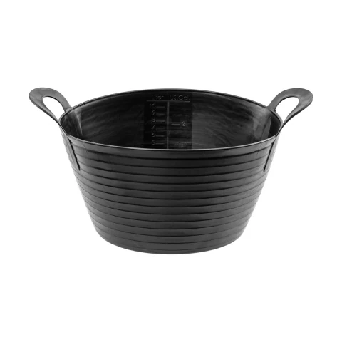 Găleată flexibilă, plastic, Flexbag, negru, 12 litri :: Negru