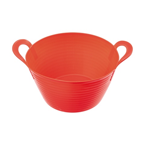 Găleată flexibilă, plastic, Flexbag, roșu, 12 litri