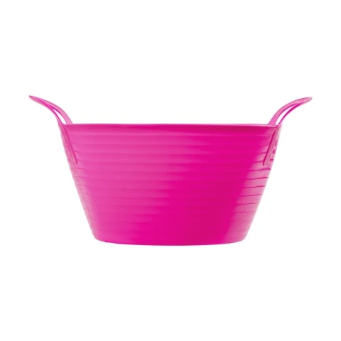 Găleată flexibilă, plastic, Flexbag, roz, 12 litri :: Roz