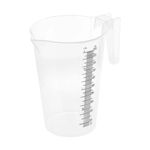 Cană gradată, plastic, 2 litri :: 2 L