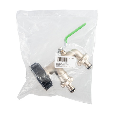 Robinet pentru container IBC, 3/4", cu 2 ieșiri