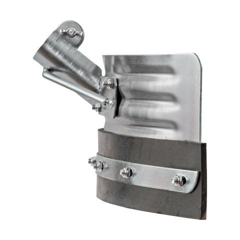 Racletă curbată pentru curățarea bălegarului, zincată, 66 cm