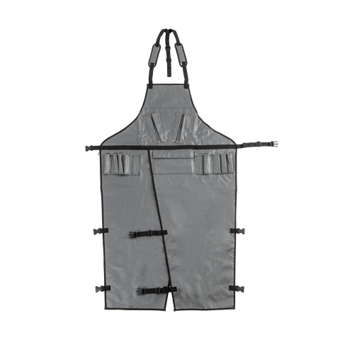 Șorț pentru tuns și tratarea copitelor, cu decupaj pentru picioare, 128 × 78 cm