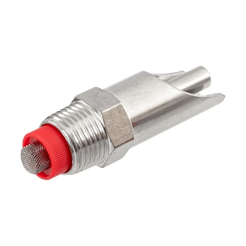 Suzetă cu filet 1/2", pentru porci, cu niplu 1/2"
