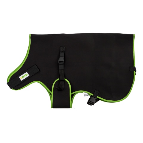 Pătură pentru viței, premium, termoizolantă, impermeabilă, negru, 70 × 70 cm