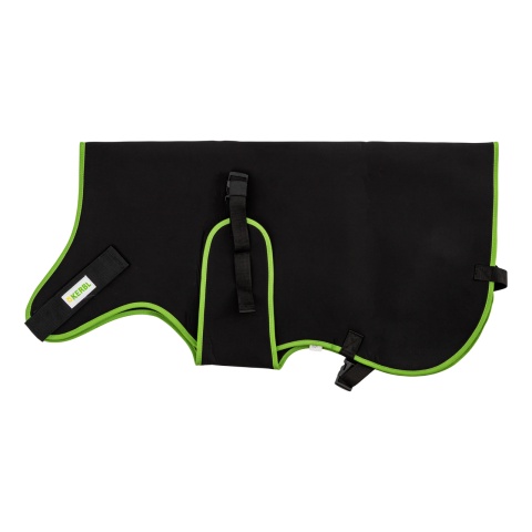 Pătură pentru viței, premium, termoizolantă, impermeabilă, negru, 80 × 70 cm