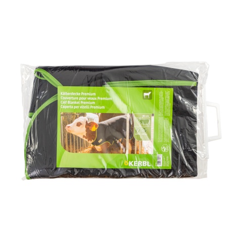 Pătură pentru viței, premium, termoizolantă, impermeabilă, negru, 80 × 70 cm