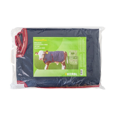 Pătură pentru viței, impermeabilă, ThermoPlus, albastru închis, 80 × 70 cm