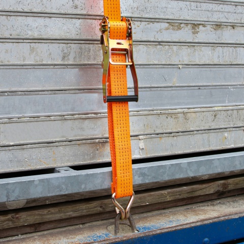 Chingă de ancoraj cu clichet, portocaliu, 4000 kg, 50 mm × 6 m