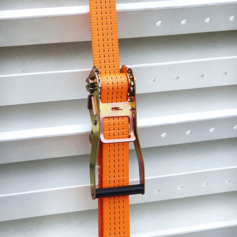 Chingă de ancoraj cu clichet, portocaliu, 4000 kg, 50 mm × 8 m