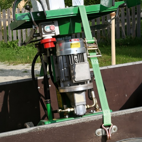 Chingă de ancoraj cu clichet, verde, 2000 kg, 35 mm × 6 m