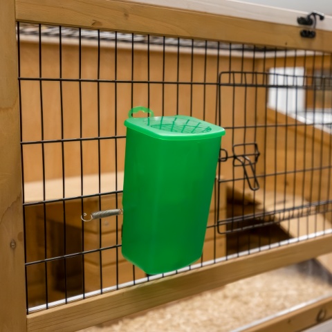 Adăpătoare pentru iepuri, verde, 1000 ml