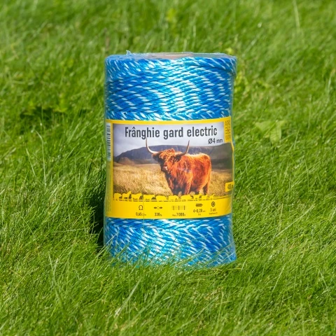 Frânghie gard electric - 400 m - 330 kg - 0,65 Ω/m
