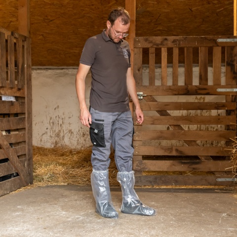 Protector lung pentru încălțăminte, de unică folosință, 40 × 50 cm, 100 buc.