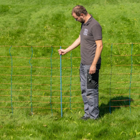 Plasă gard electric, TitanNet Premium, 50 m × 108 cm