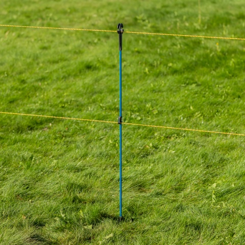 Stâlp din fibră de sticlă, AKO Oval Premium, 110 cm, albastru, 10 buc.