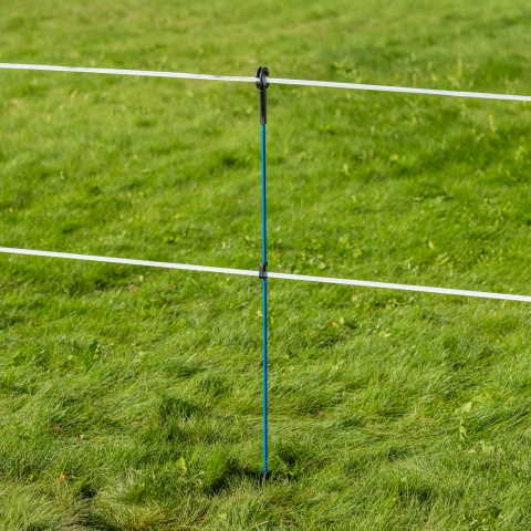 Stâlp din fibră de sticlă, AKO Oval Premium, 110 cm, albastru, 10 buc.