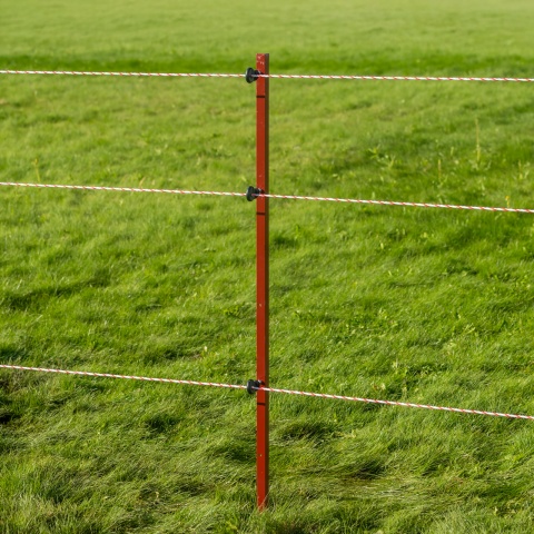 Stâlp din oțel cornier 25 × 25 mm, 150 cm, 10 buc.