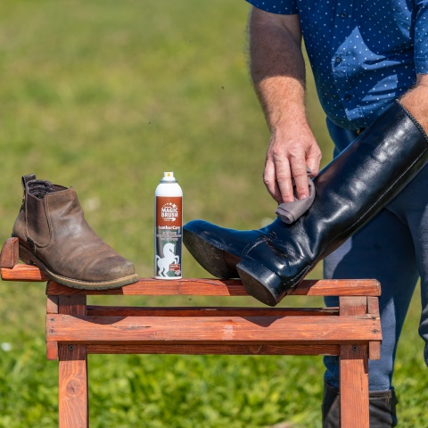 Spray ulei pentru piele, MagicBrush, 225 ml