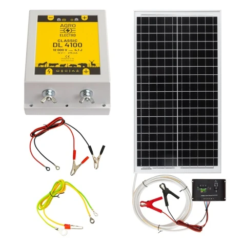 Aparat gard electric Classic DL 4100, 4,1 Joule, cu sistem solar 30 W