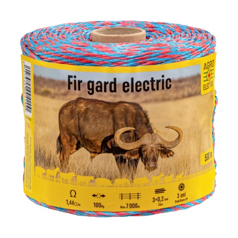 Fir gard electric - 500 m - 100 kg - 1,44 Ω/m<br/>86 Lei<br><small>2786</small>