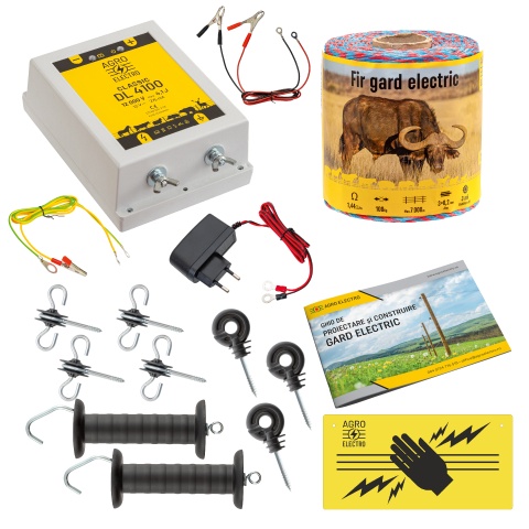 Pachet de bază gard electric 250 m, 4,1 Joule, 230 V, pentru animale domestice<br/>524.83 Lei<br><small>bd-41-250-a</small>
