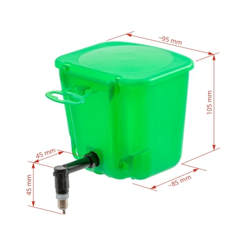Adăpătoare pentru iepuri, verde, 500 ml