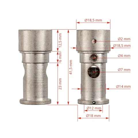 Cap de schimb pentru ecornator Portasol 3, pentru viței, Ø18,5 mm