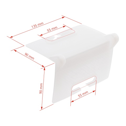 Colţar de protecţie pentru chingă de ancorare, până la 55 mm
