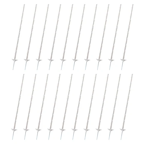 Stâlp plastic, 125 cm, 20 buc.