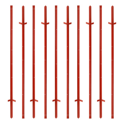 Stâlp din oțel cornier 25 × 25 mm, 165 cm, 10 buc.<br/>229.90 Lei<br><small>1885</small>