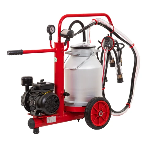 Aparat de muls vaci, pompă uscată, 1 bidon aluminiu de 25 litri, eco