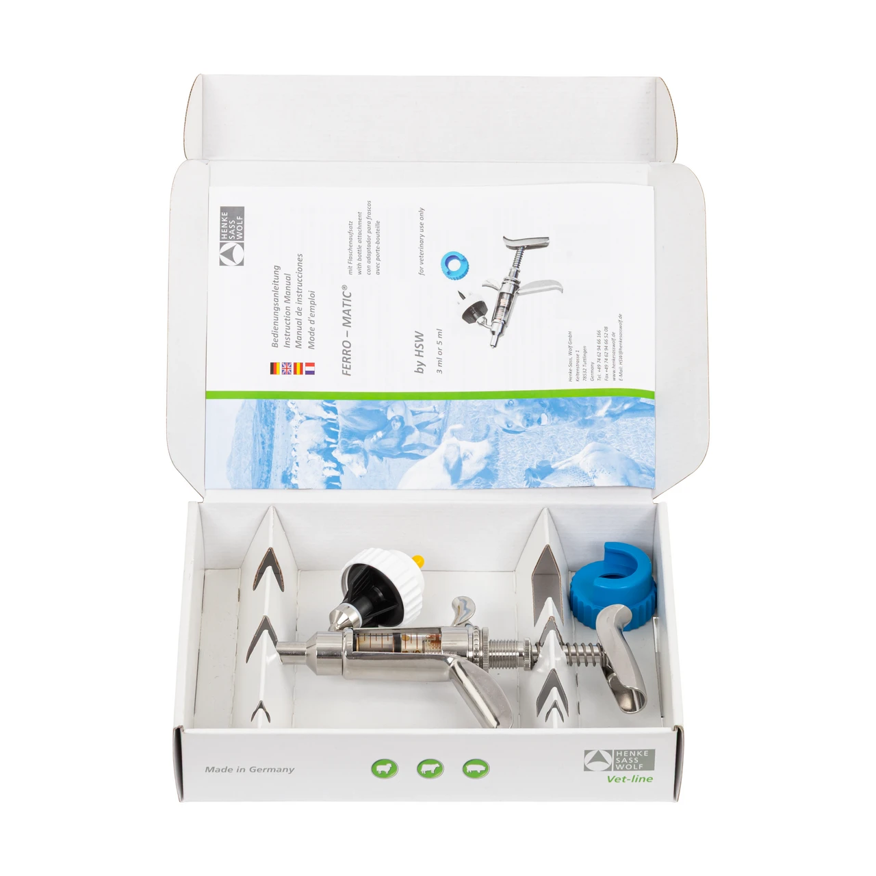 Seringă automată HSW Ferro-Matic, Luer Lock, 0,1-5 ml