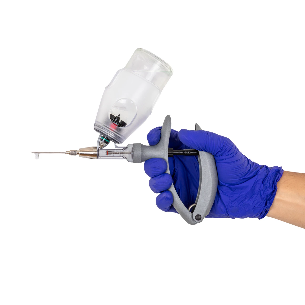 Seringă automată HSW ECO-Matic cu atașament de sticlă, Luer Lock, 0,1-0,3 ml