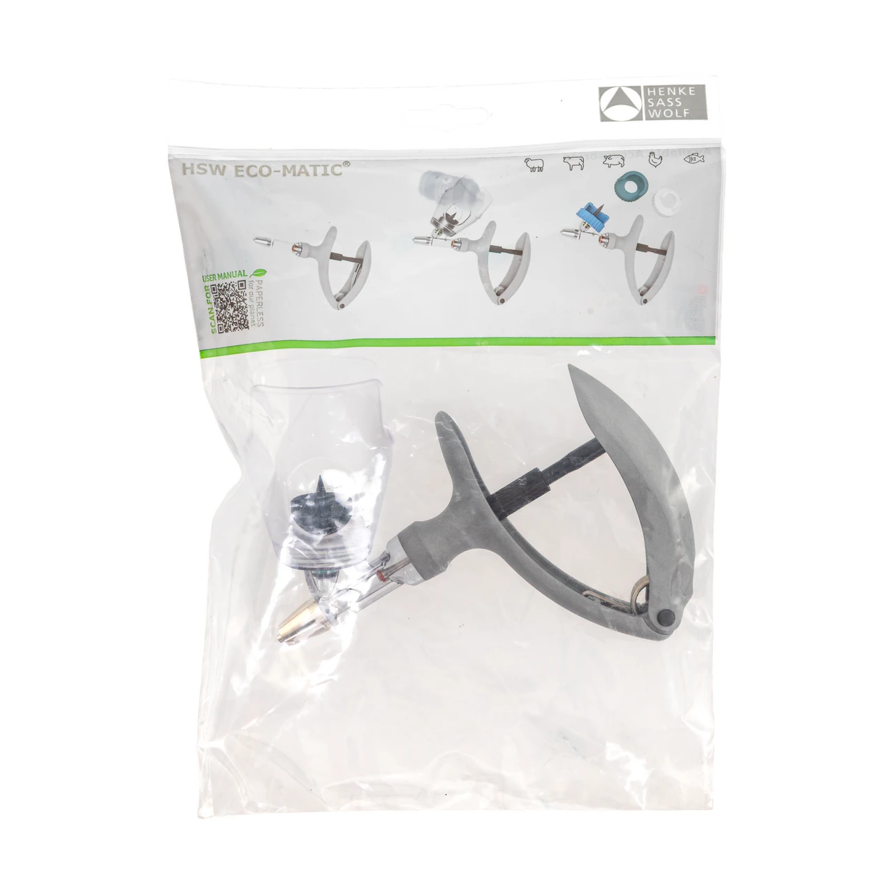 Seringă automată HSW ECO-Matic cu atașament de sticlă, Luer Lock, 0,1-1 ml