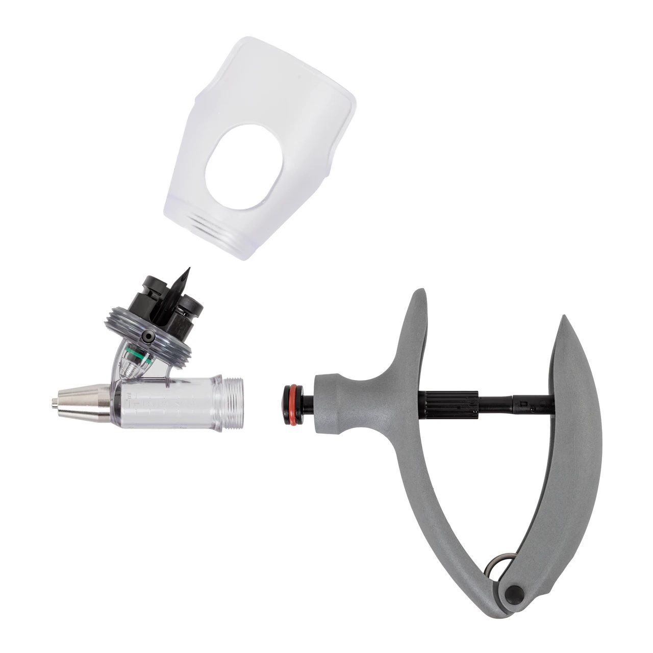 Seringă automată HSW ECO-Matic cu atașament de sticlă, Luer Lock, 0,5-5 ml