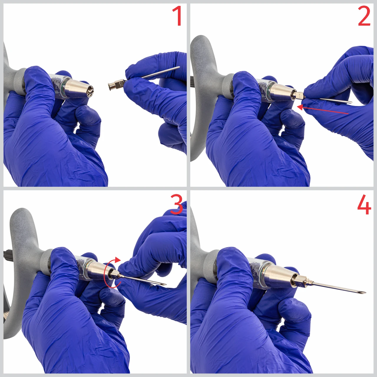 Seringă automată HSW ECO-Matic cu atașament de furtun, Luer Lock, 0,2-2 ml