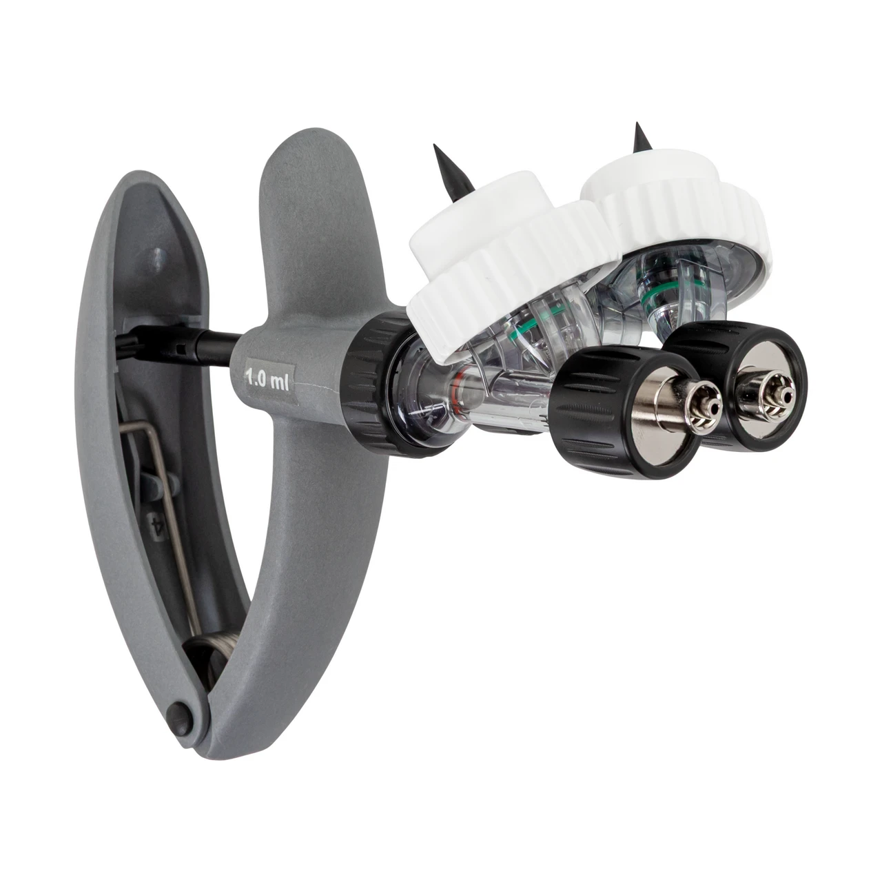 Seringă automată HSW ECO-Matic Twin cu atașament de furtun, Luer Lock, 1-1 ml