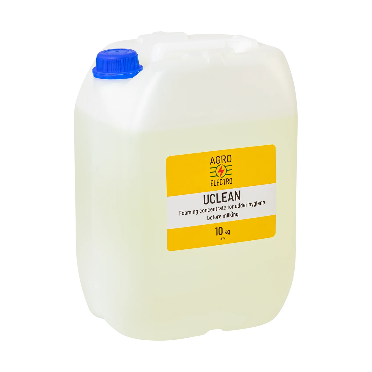 Concentrat spumant pentru igiena ugerului înainte de muls, UCLEAN, 10 kg :: 10 kg