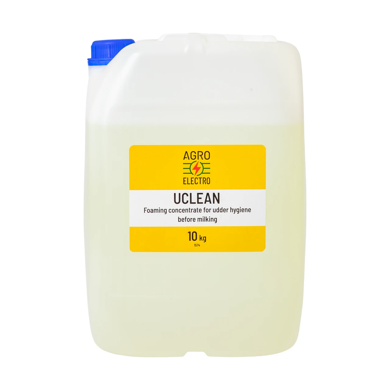 Concentrat spumant pentru igiena ugerului înainte de muls, UCLEAN, 10 kg :: 10 kg