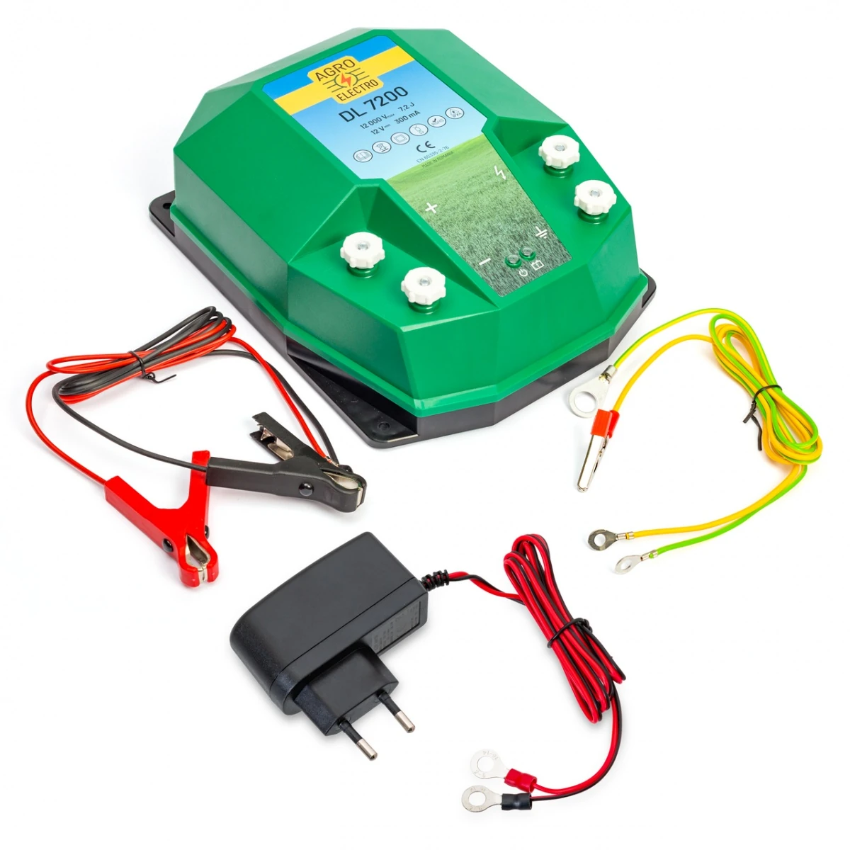 Aparat gard electric DL 7200, 7,2 Joule, cu adaptor de rețea 230/12 V