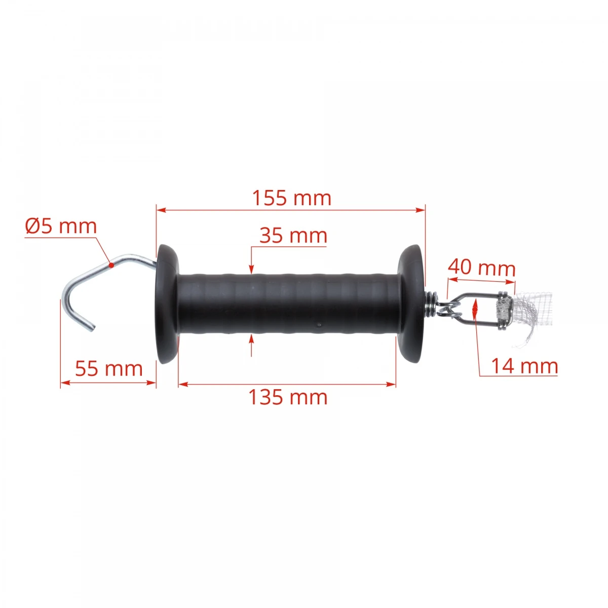 Mâner poartă pentru bandă 10 mm