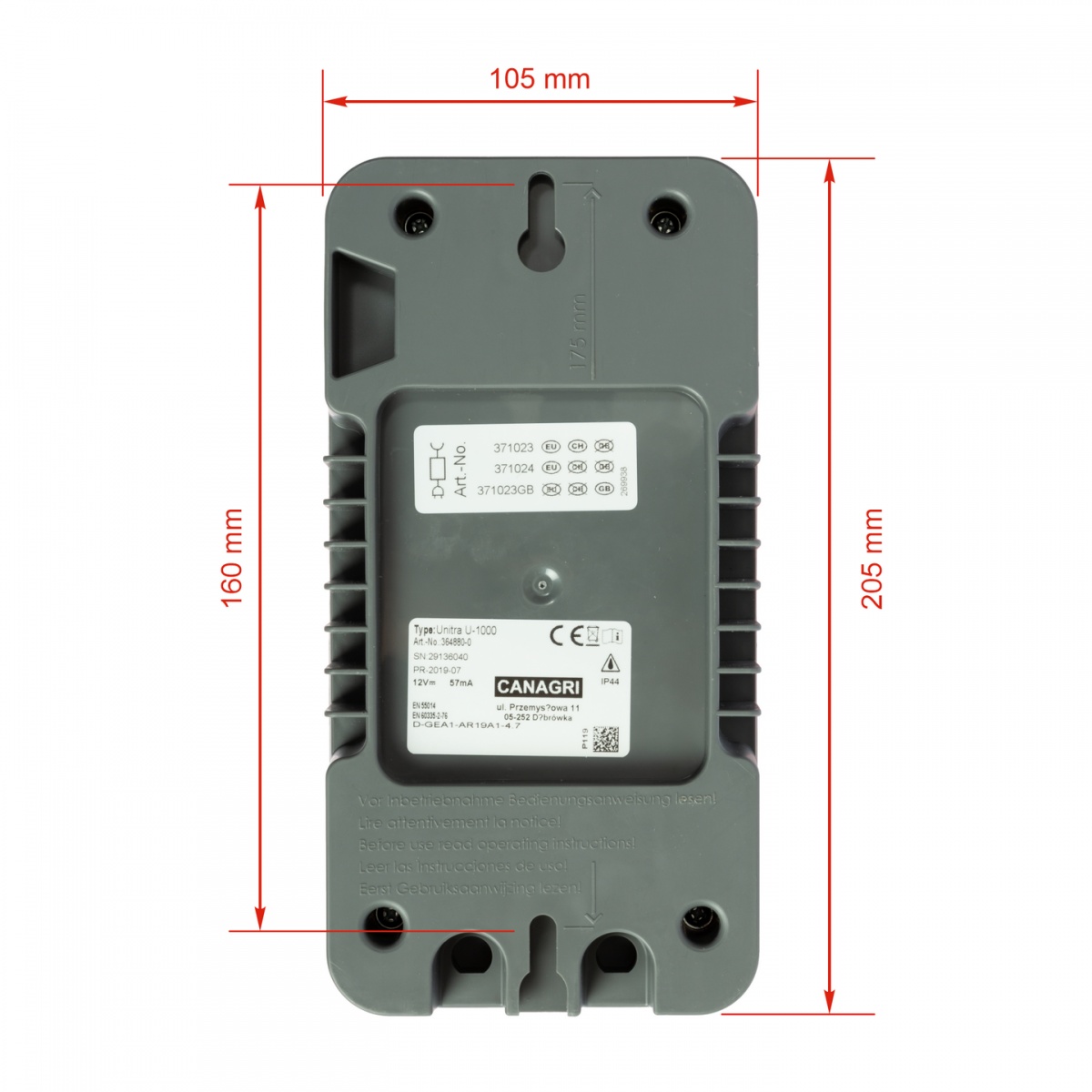 Aparat UNITRA U-1000 cu adaptor de rețea