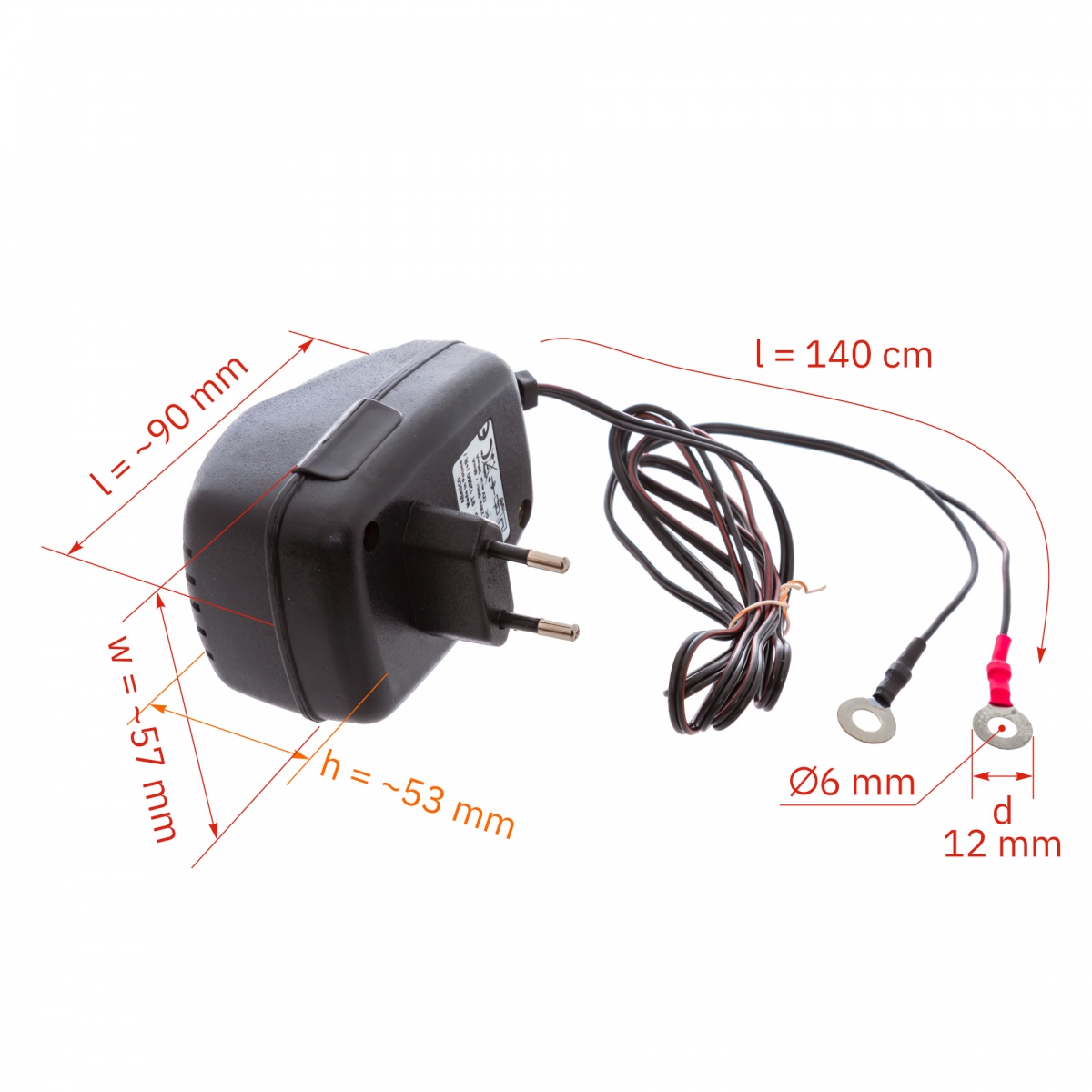 Adaptor de rețea cu transformator, 230/12 V