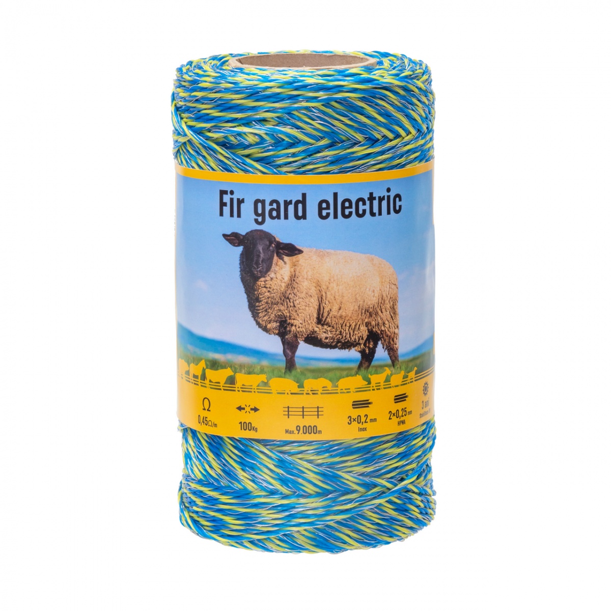 Fir gard electric - 250 m - 100 kg - 0,45 Ω/m